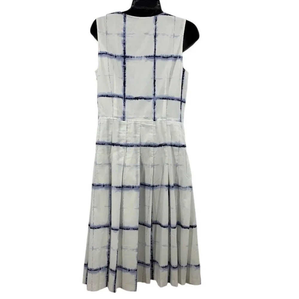 Pendleton Women's Cotton Plaid Dress Fit Flare Pleated Skirt Size 6‎ - Picture 2 of 9